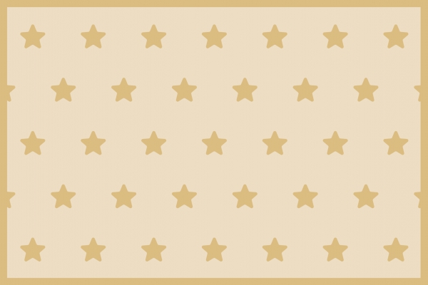 Alfombra vinilica estrellas beige