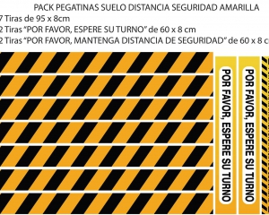 Vinilo seguridad pack amarillo