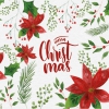 hule antimanchas navidad flor de pascua
